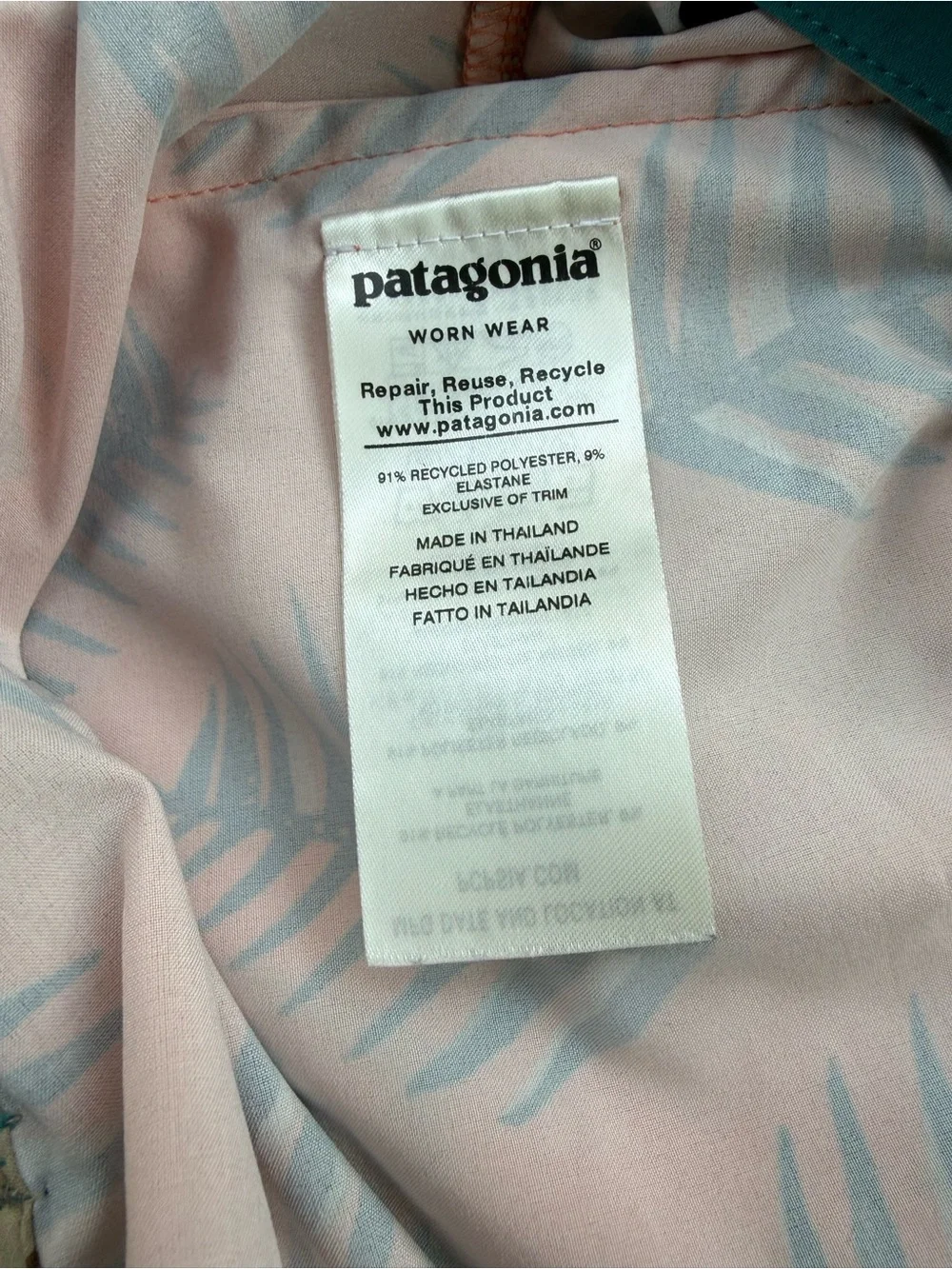 Patagonia Stretch Planing Board Shorts Sz 38 Four-Way Stretch Palms of Heart